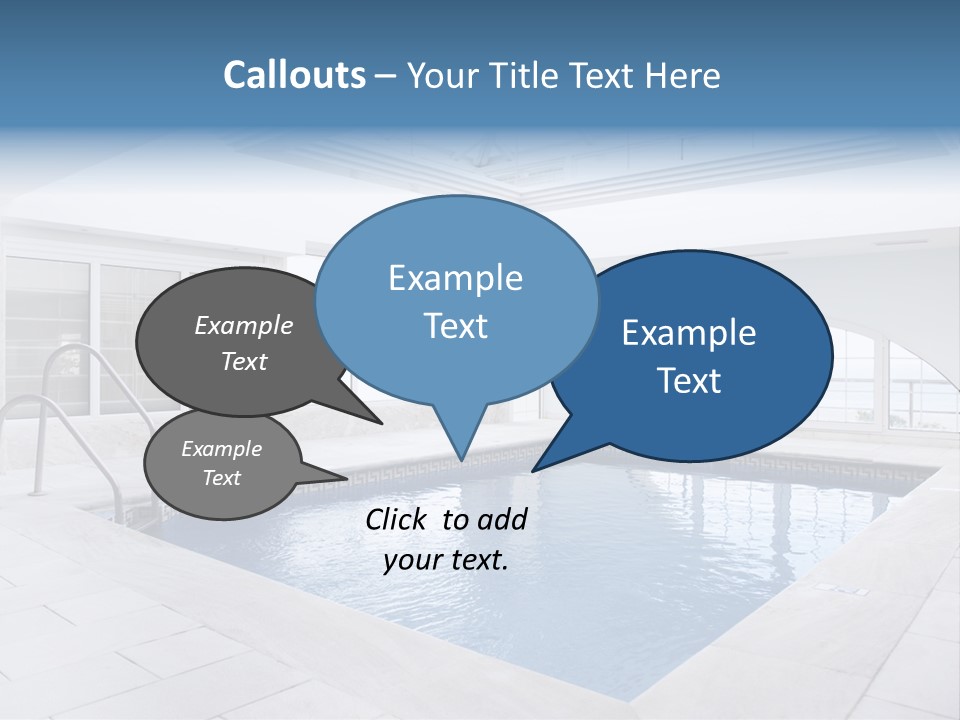 Clear Leisure Effect PowerPoint Template