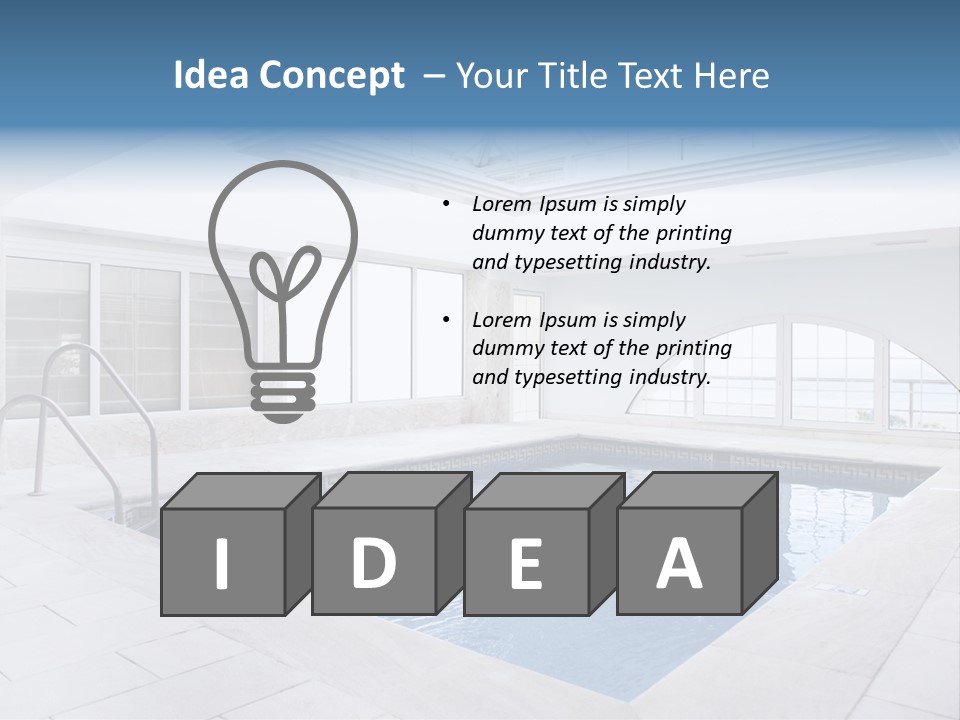 Clear Leisure Effect PowerPoint Template