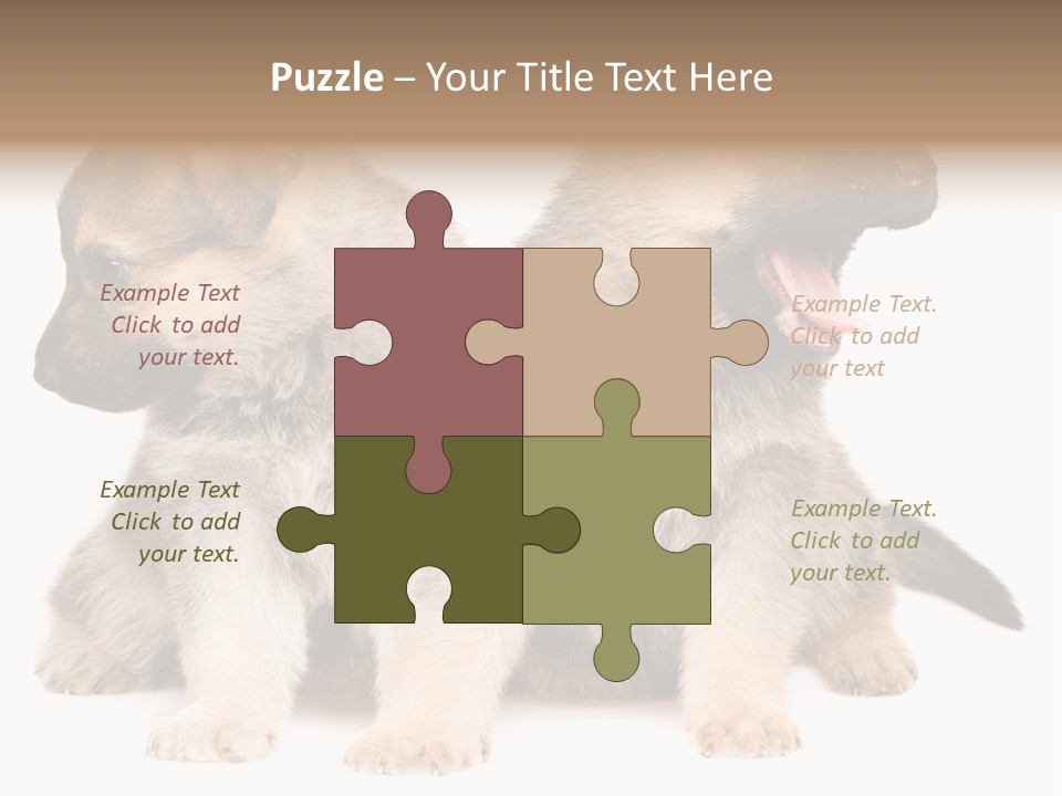 Undercoat Pedigree Cut PowerPoint Template