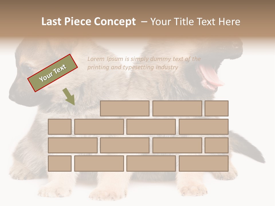 Undercoat Pedigree Cut PowerPoint Template