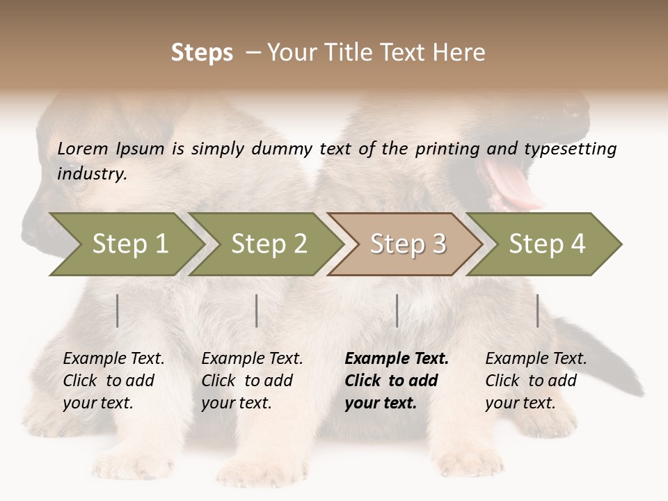 Undercoat Pedigree Cut PowerPoint Template