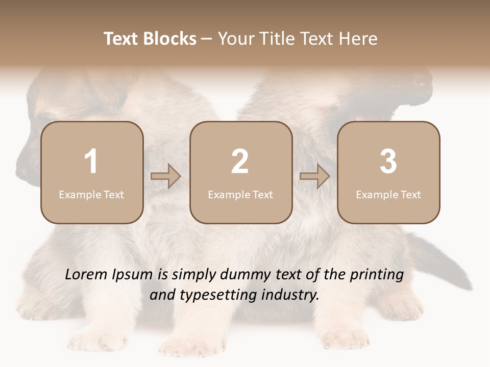 Undercoat Pedigree Cut PowerPoint Template