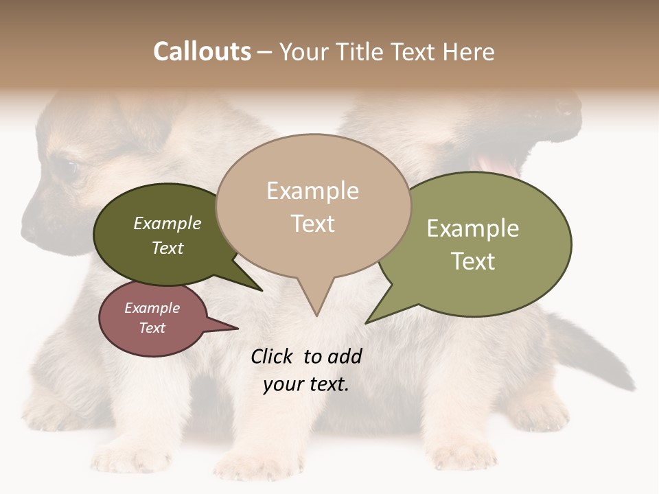Undercoat Pedigree Cut PowerPoint Template