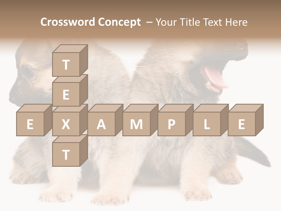 Undercoat Pedigree Cut PowerPoint Template