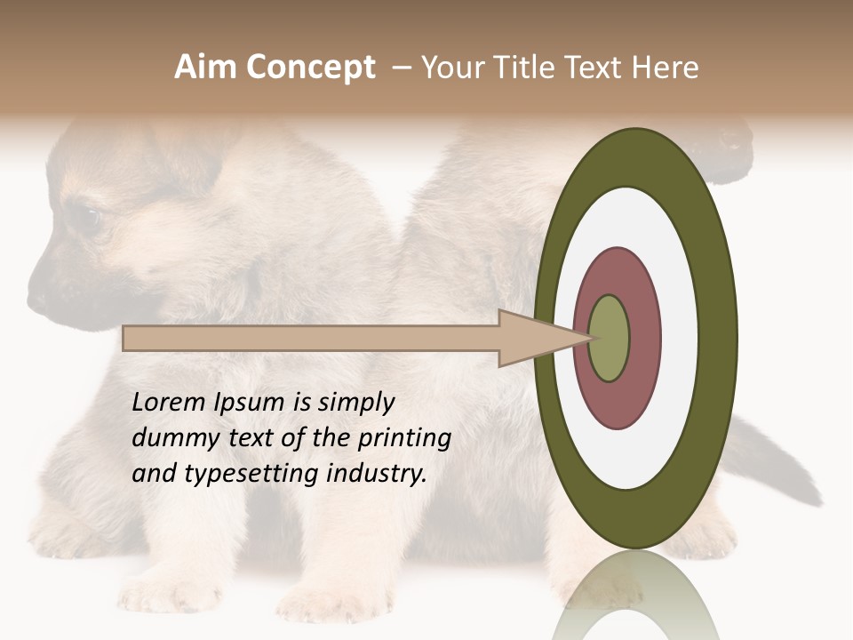 Undercoat Pedigree Cut PowerPoint Template