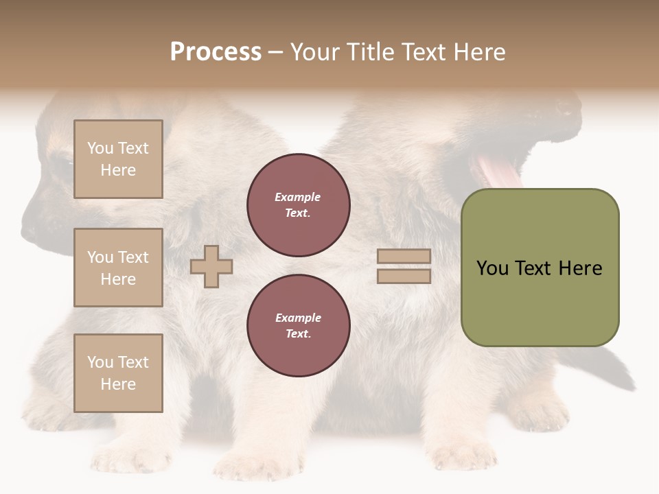 Undercoat Pedigree Cut PowerPoint Template