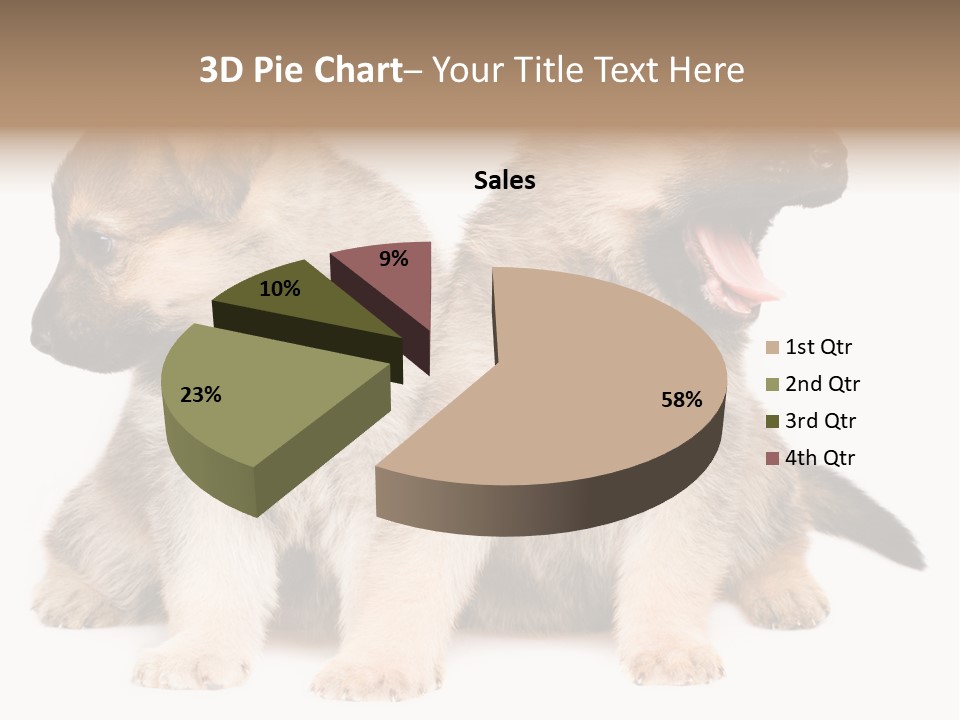Undercoat Pedigree Cut PowerPoint Template
