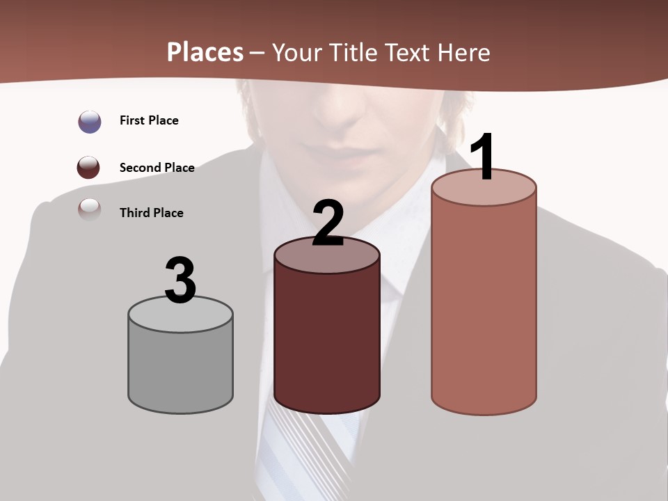 Leadership Achievement Tie PowerPoint Template