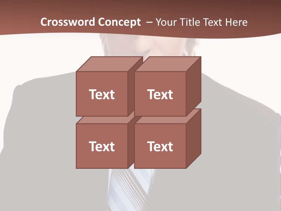 Leadership Achievement Tie PowerPoint Template
