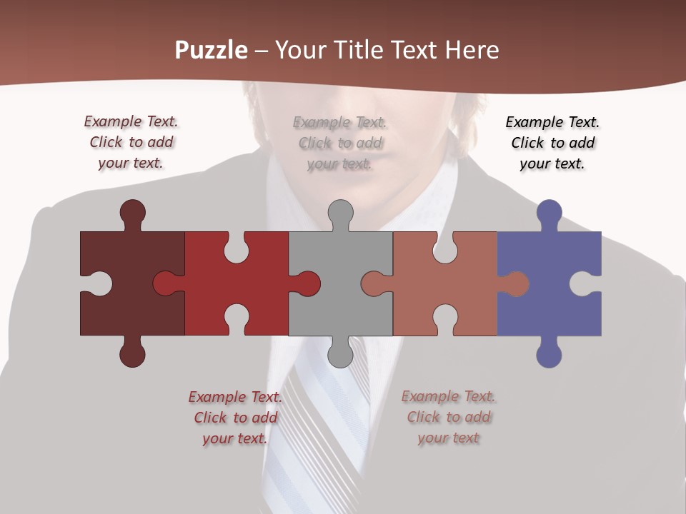 Leadership Achievement Tie PowerPoint Template