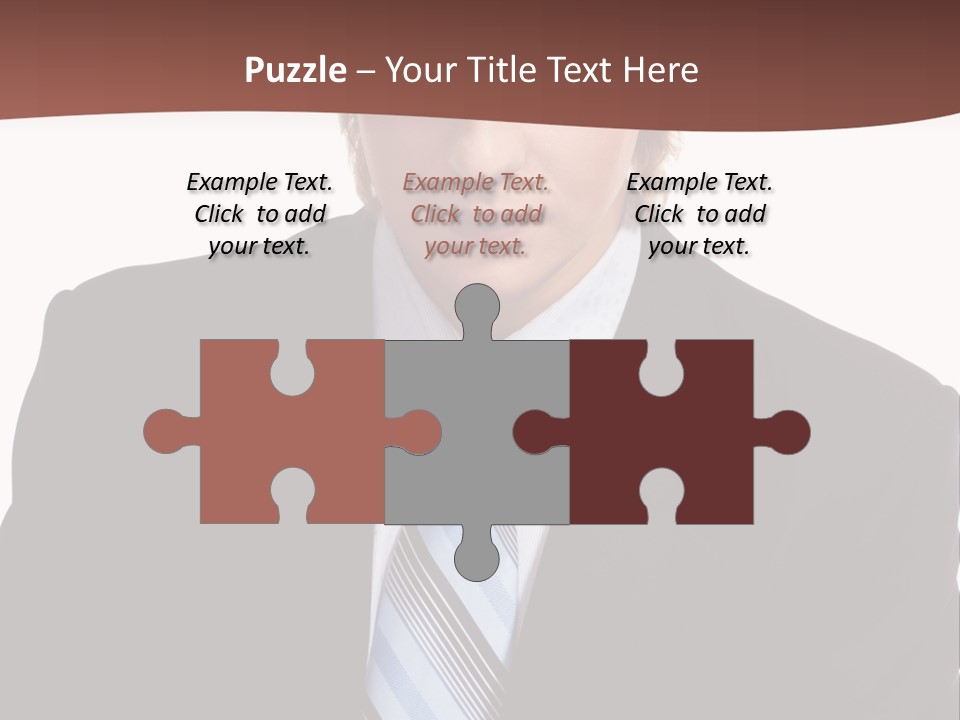 Leadership Achievement Tie PowerPoint Template