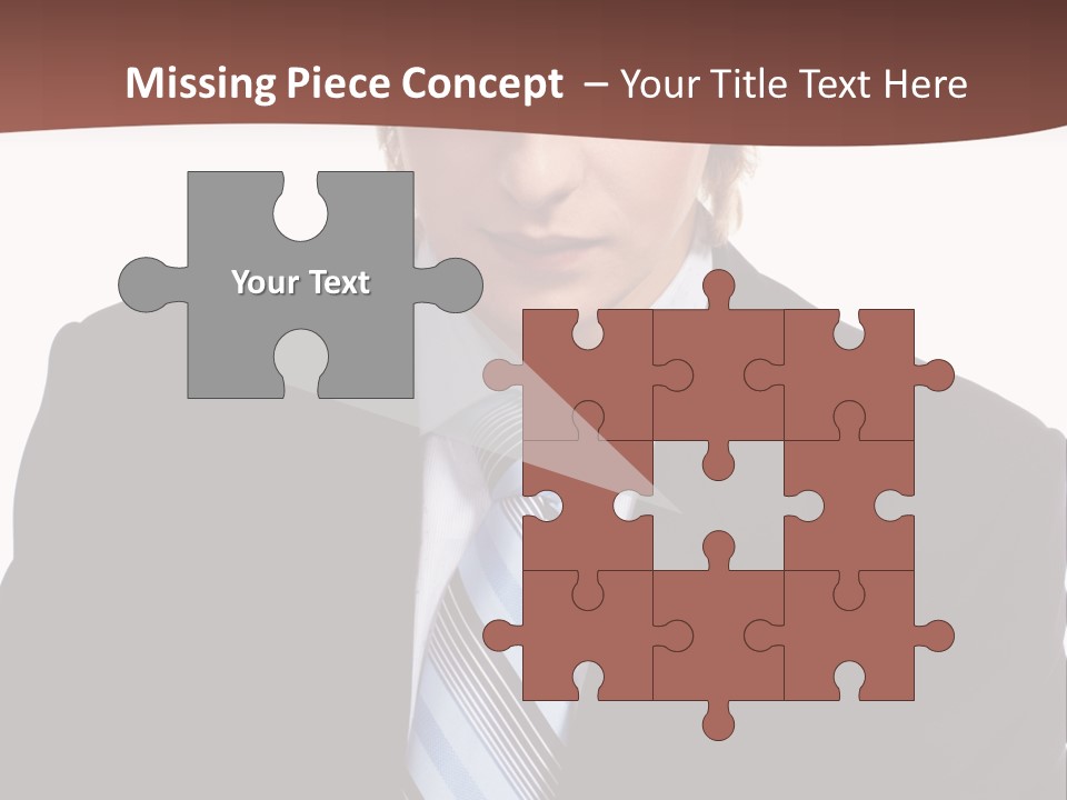 Leadership Achievement Tie PowerPoint Template