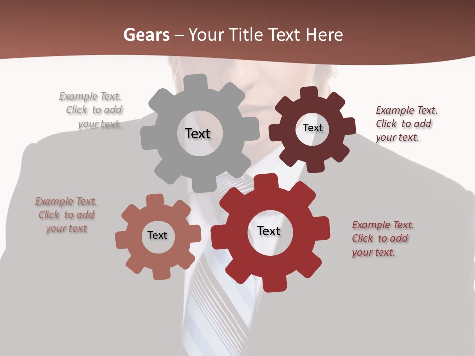Leadership Achievement Tie PowerPoint Template