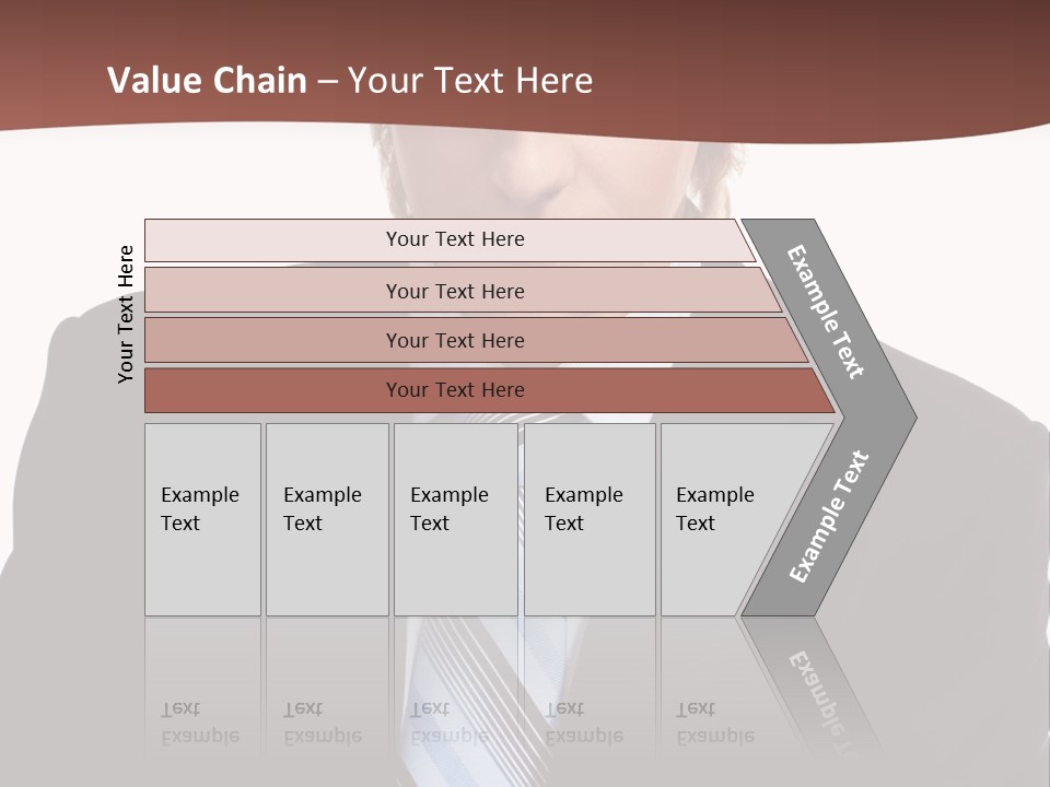 Leadership Achievement Tie PowerPoint Template