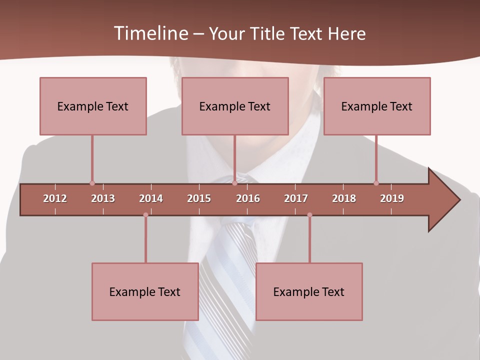 Leadership Achievement Tie PowerPoint Template