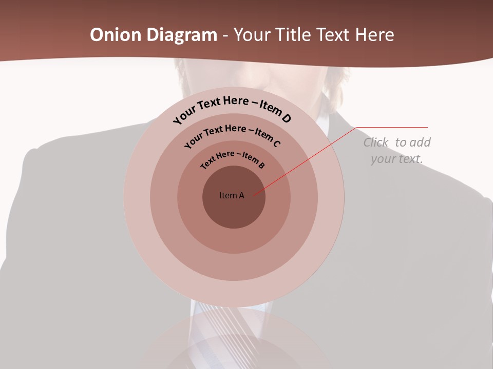 Leadership Achievement Tie PowerPoint Template