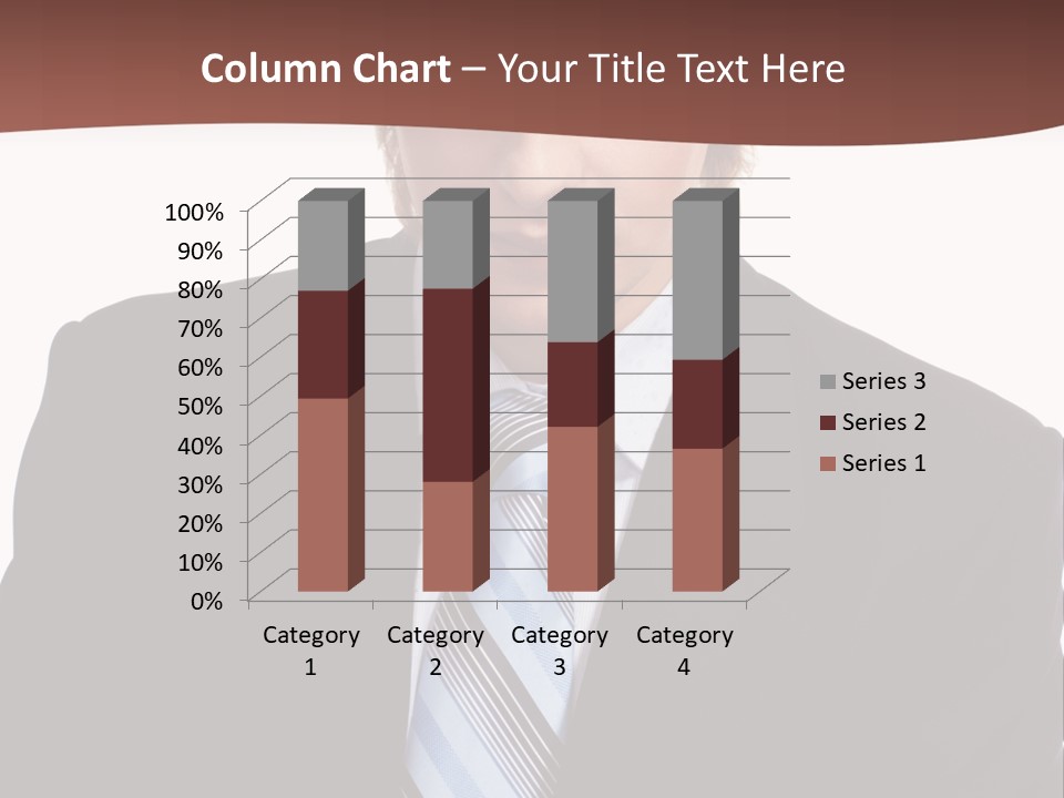 Leadership Achievement Tie PowerPoint Template