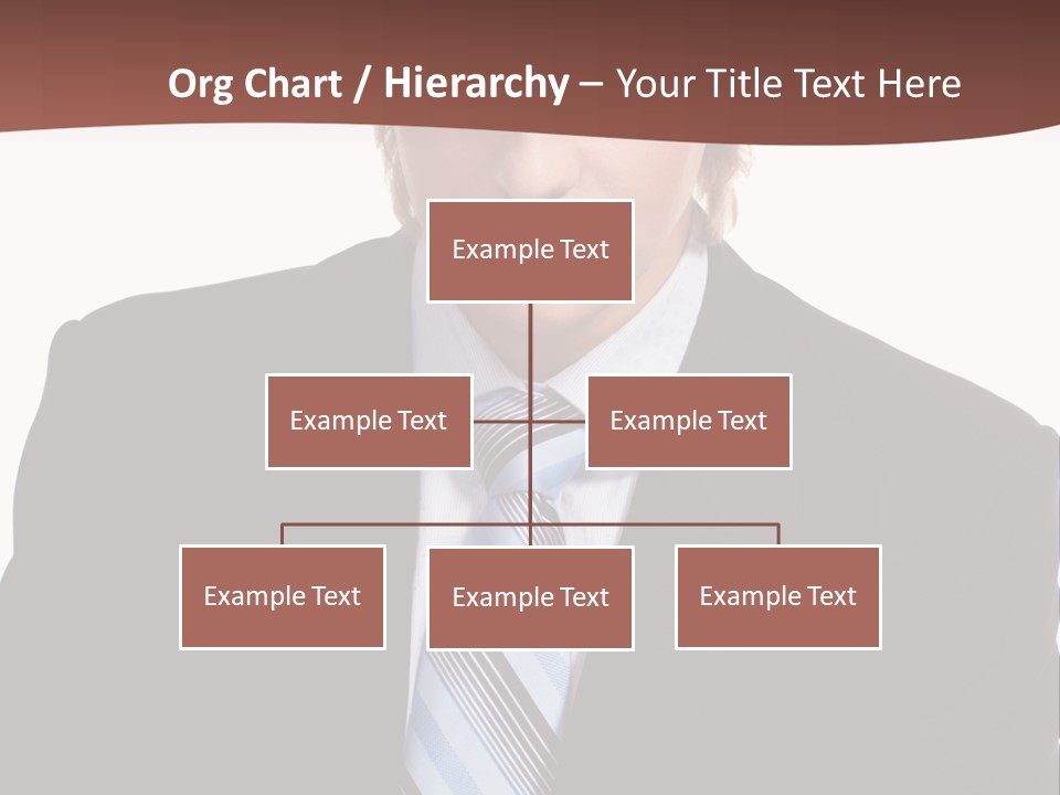 Leadership Achievement Tie PowerPoint Template