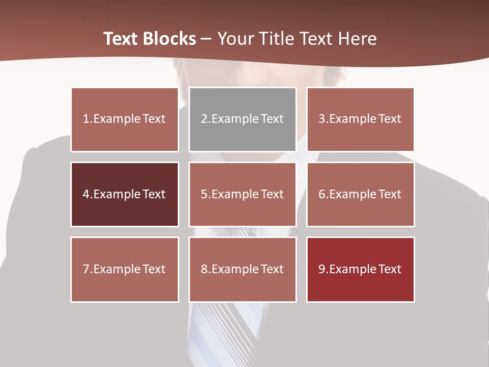 Leadership Achievement Tie PowerPoint Template