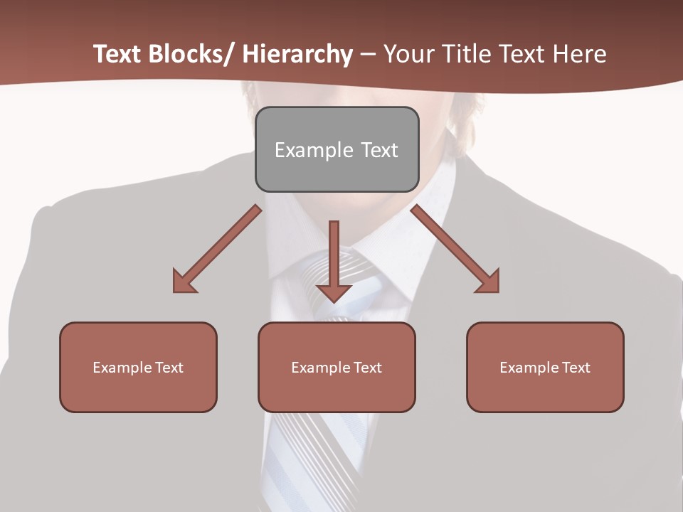 Leadership Achievement Tie PowerPoint Template