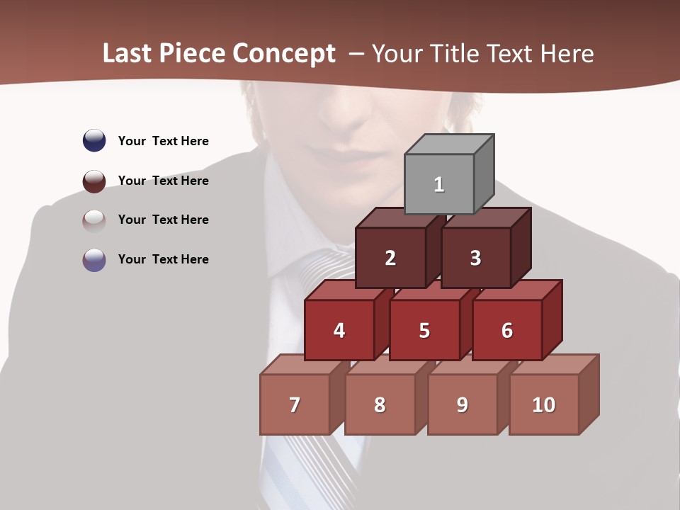 Leadership Achievement Tie PowerPoint Template