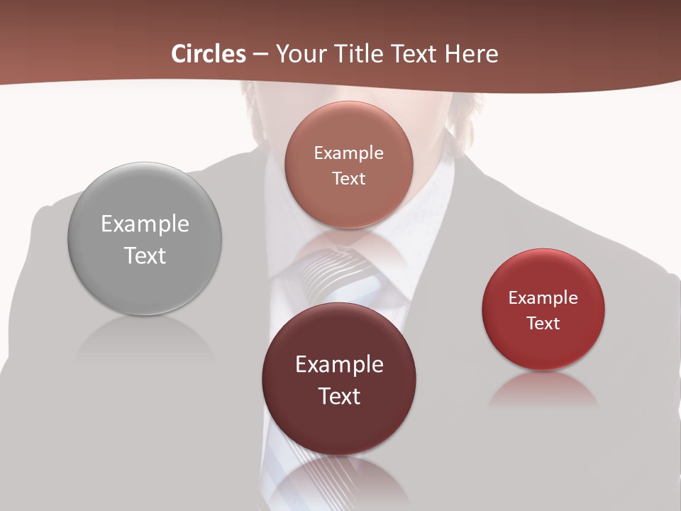 Leadership Achievement Tie PowerPoint Template