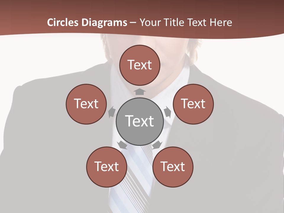 Leadership Achievement Tie PowerPoint Template