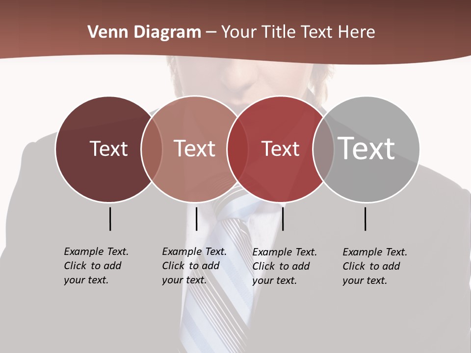 Leadership Achievement Tie PowerPoint Template
