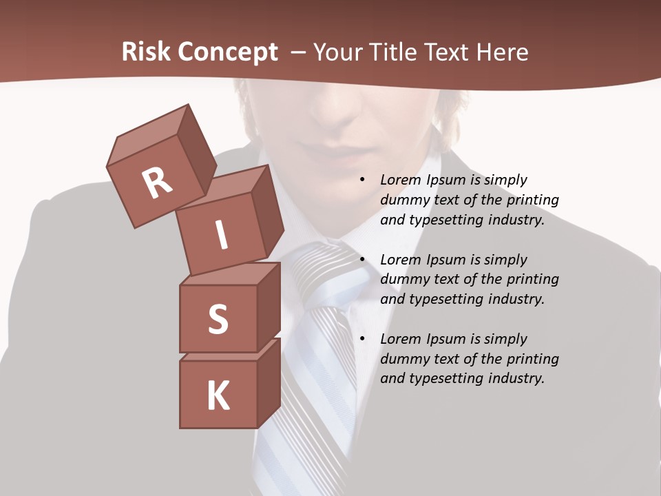 Leadership Achievement Tie PowerPoint Template