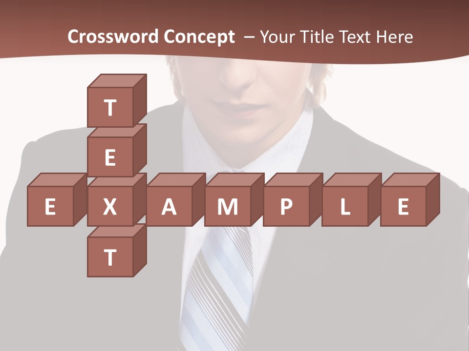 Leadership Achievement Tie PowerPoint Template