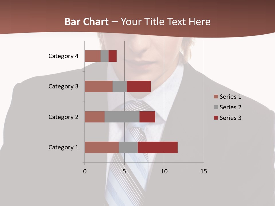 Leadership Achievement Tie PowerPoint Template