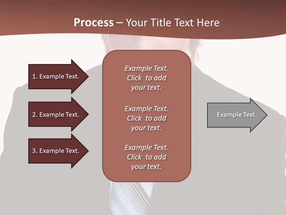 Leadership Achievement Tie PowerPoint Template