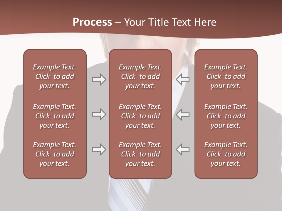 Leadership Achievement Tie PowerPoint Template