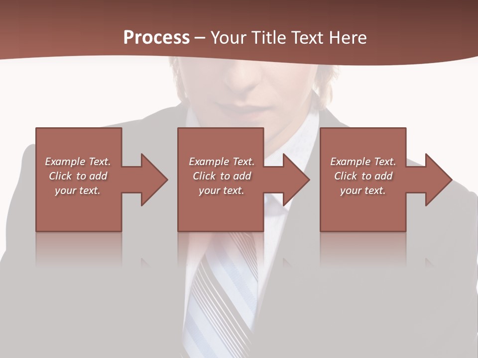 Leadership Achievement Tie PowerPoint Template