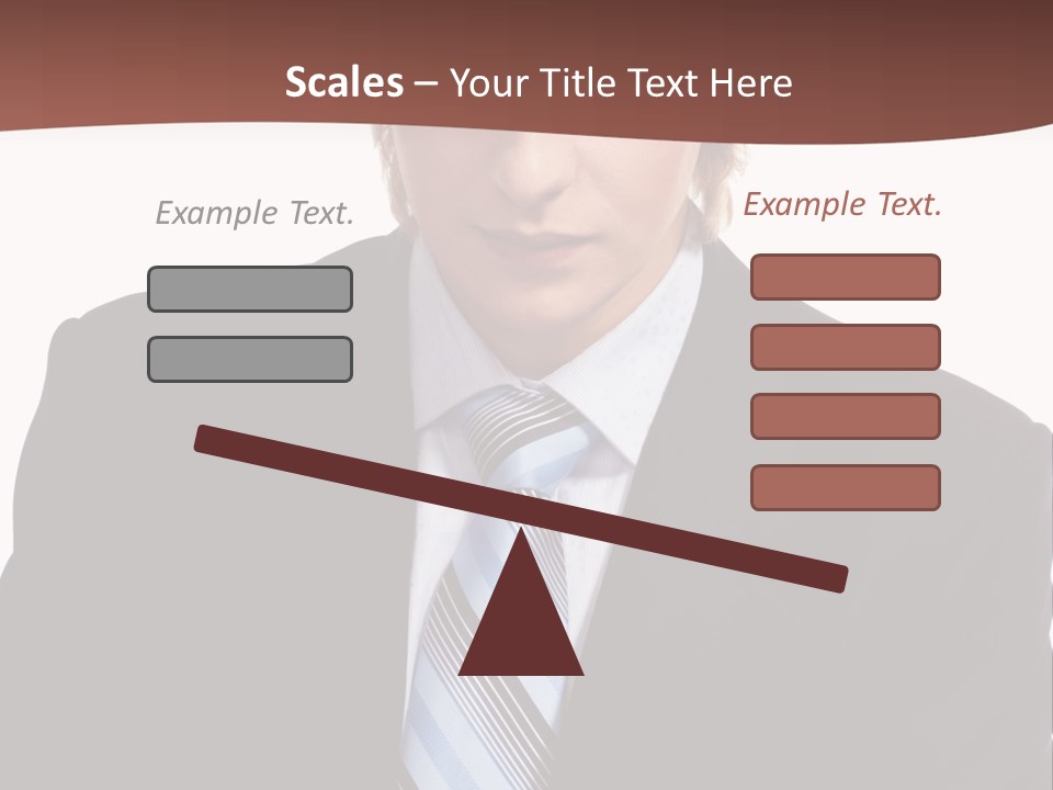 Leadership Achievement Tie PowerPoint Template