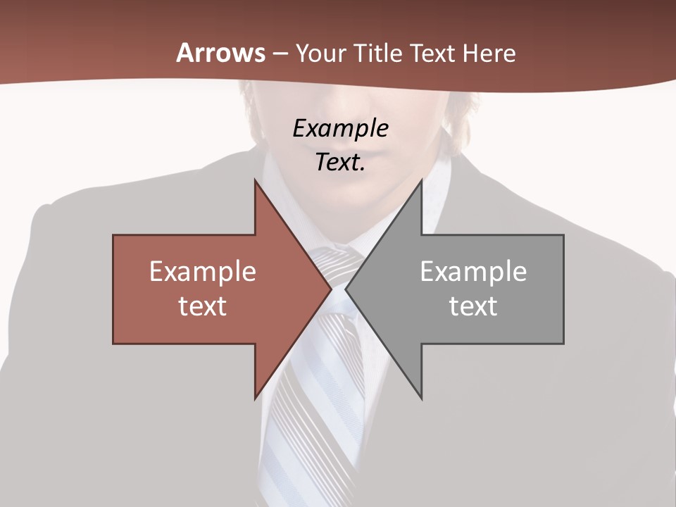 Leadership Achievement Tie PowerPoint Template