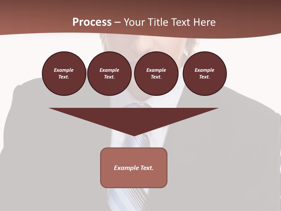 Leadership Achievement Tie PowerPoint Template