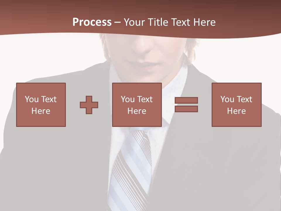 Leadership Achievement Tie PowerPoint Template