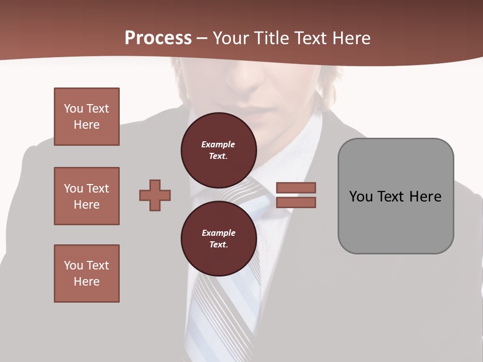 Leadership Achievement Tie PowerPoint Template