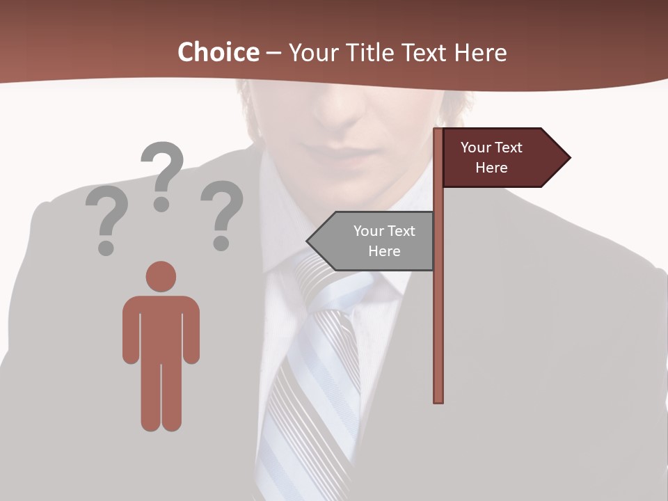 Leadership Achievement Tie PowerPoint Template