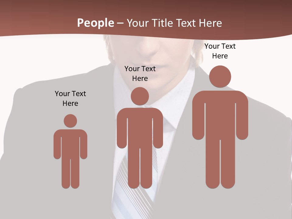 Leadership Achievement Tie PowerPoint Template