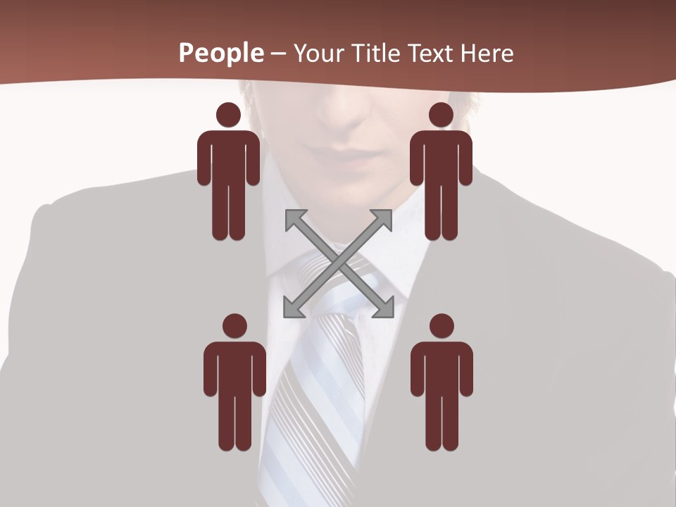 Leadership Achievement Tie PowerPoint Template