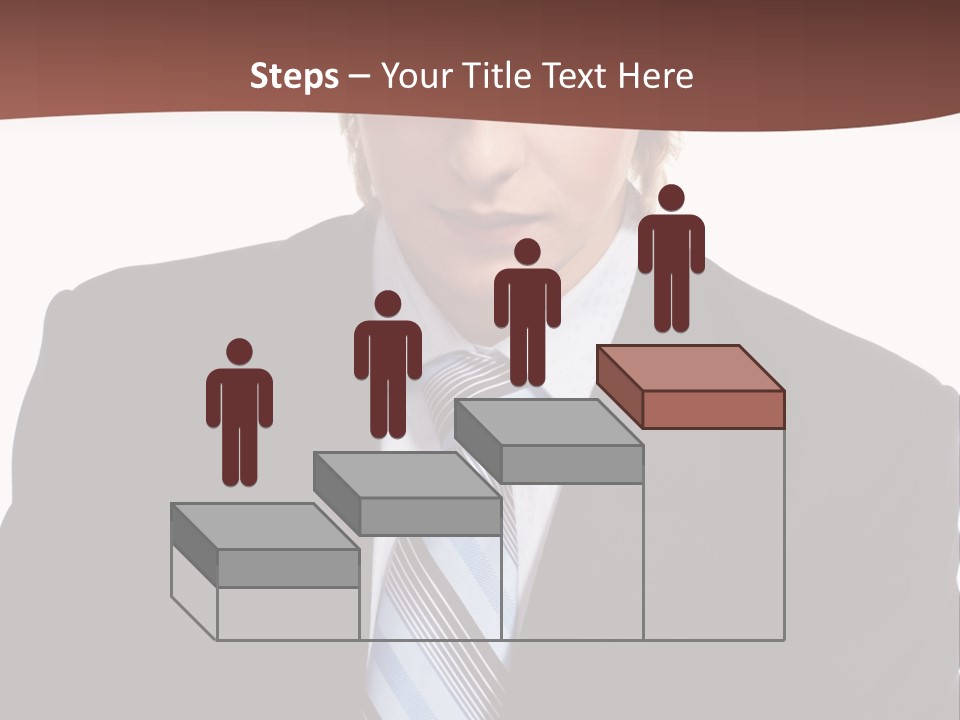 Leadership Achievement Tie PowerPoint Template