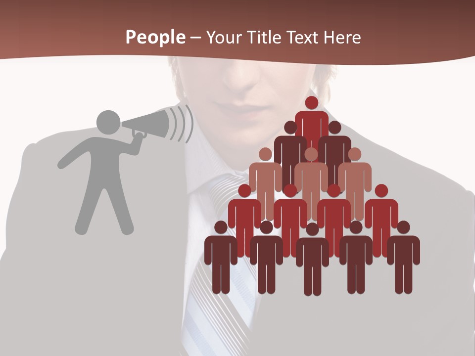 Leadership Achievement Tie PowerPoint Template