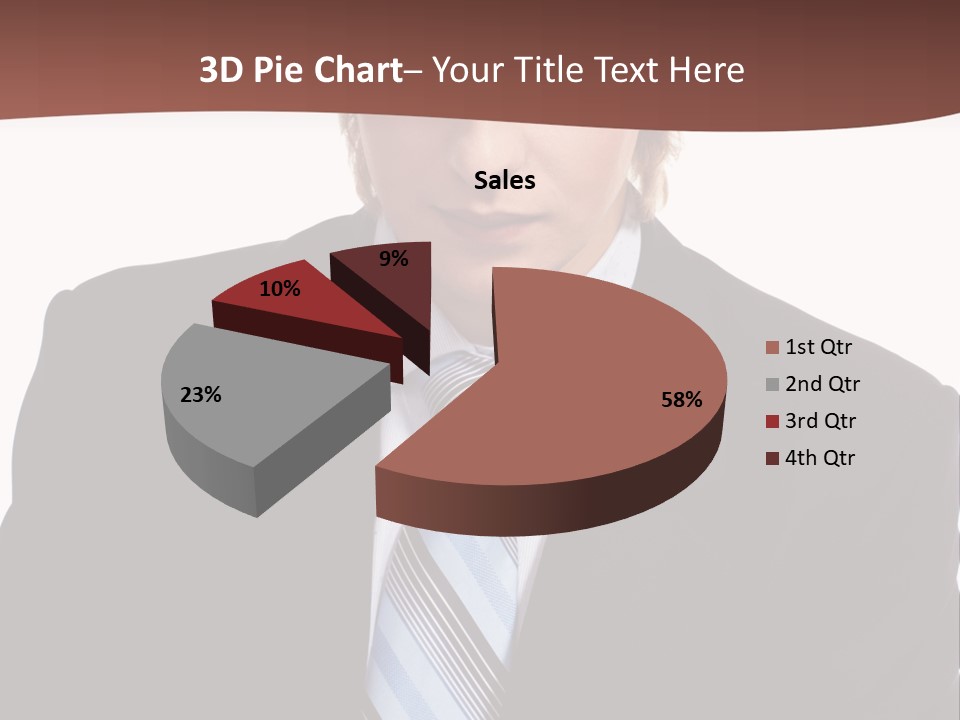 Leadership Achievement Tie PowerPoint Template