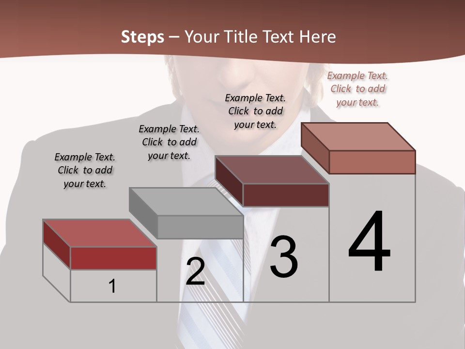 Leadership Achievement Tie PowerPoint Template