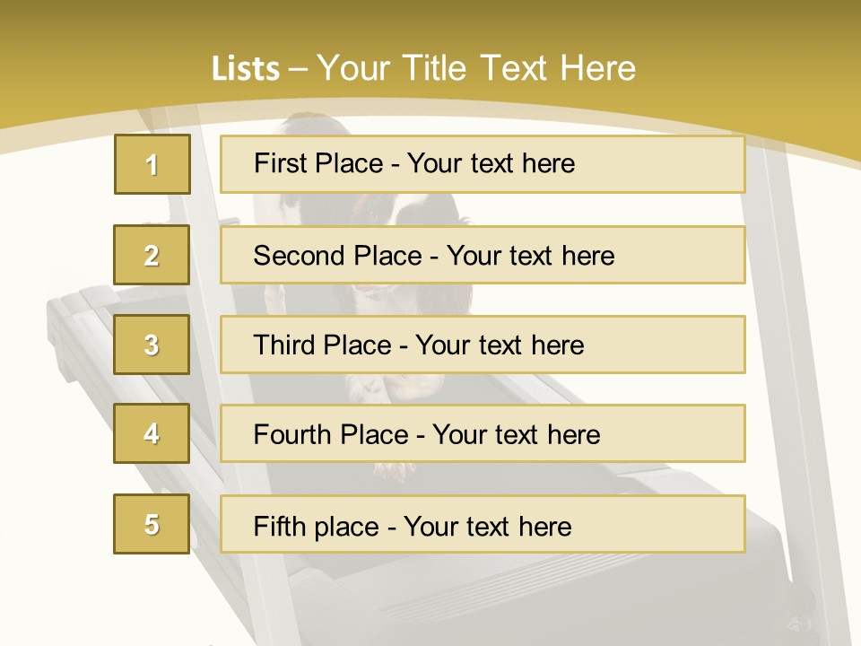 Equipment Exercise Pet PowerPoint Template