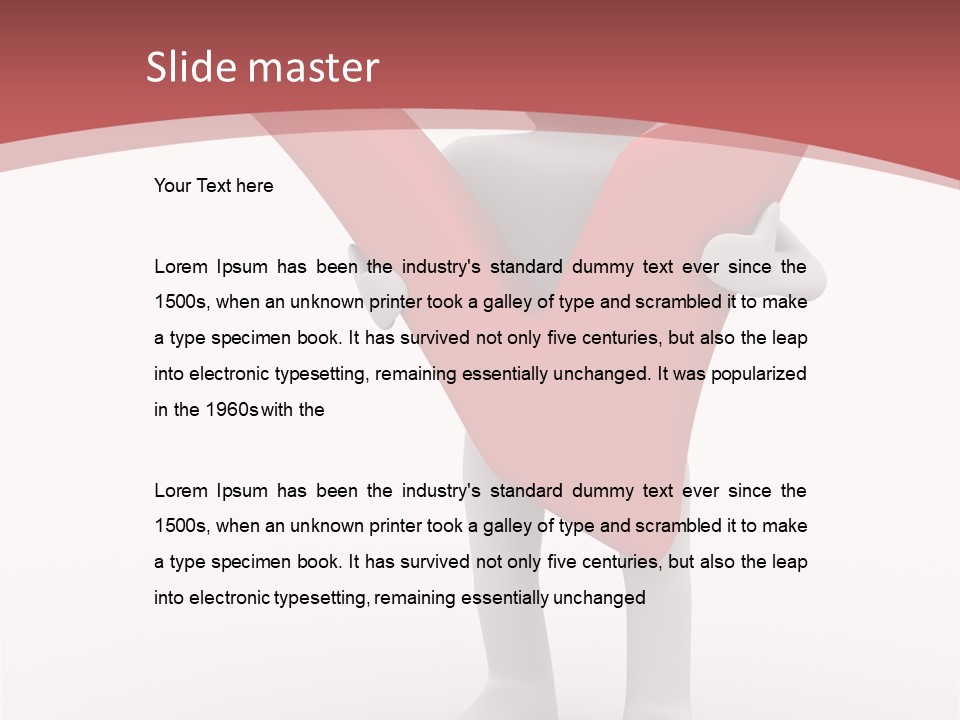 Check Isolated Confirmation PowerPoint Template