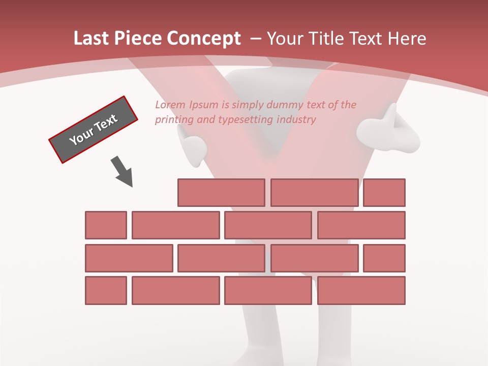 Check Isolated Confirmation PowerPoint Template