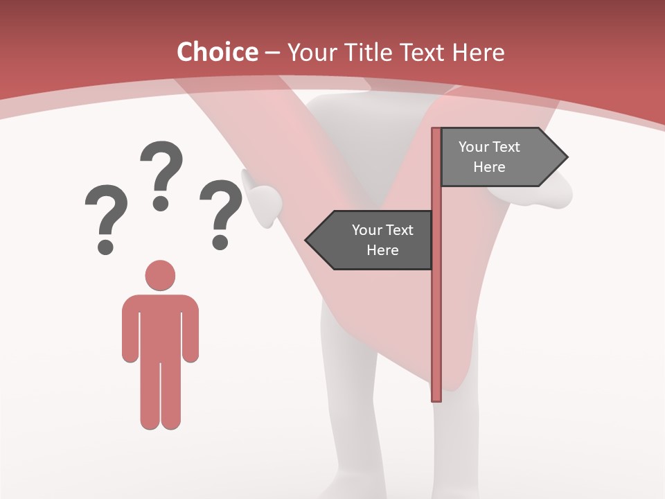Check Isolated Confirmation PowerPoint Template